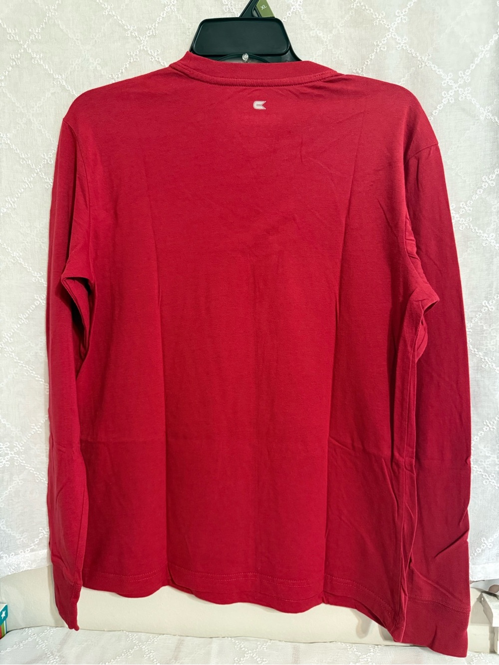 Colosseum Razorbacks Long Sleeve Tee - Red - Picture 4 of 4